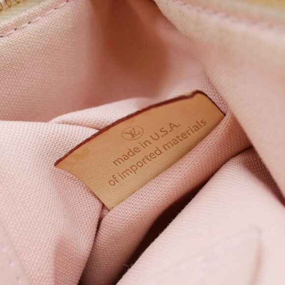 Louis Vuitton  Iena MM Damier Azur Shoulder Bag Rose Ballerine - Picture 11 of 12